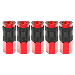 5pcs Aluminium- 1/4-Inch Female AMT- Universal Air Coupler 1/4Inch NPT Female Thread Size Quick-Connect Air Coupler set