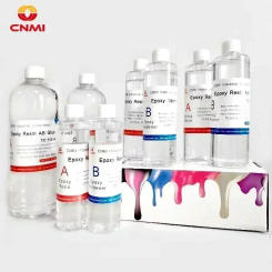 CNMI 1:1 AB Epoxy Resin Adhesive High Definition Crystal Curing Agent for Coating Casting Crafts DIY Jewelry Making Accessories
