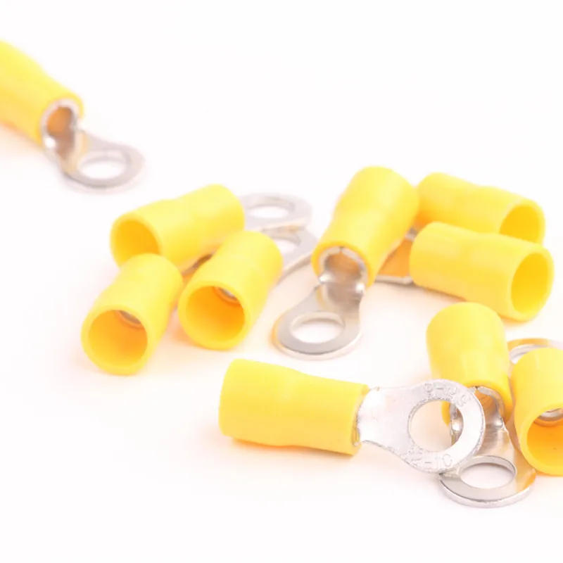 Description Picture 5 of itemELECTRAPICK 50/10pcs Ring Insulated Terminal Cable Wire Connector Electrical Crimp Terminal Cord Pin End Butt RV1.25 RV2 R5