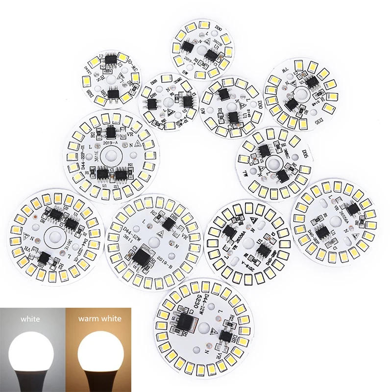 Description Picture 2 of itemLED Bulb Patch Lamp SMD Plate Circular Module Light Source Plate For Bulb Light