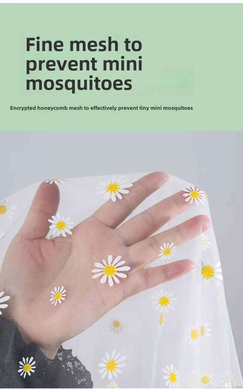 Description Picture 5 of itemBaby Stroller Mosquito Net Pushchair Cart Insect Shield Net Baby Stroller Accessories Mesh Safe Infants Protection Mesh Cover