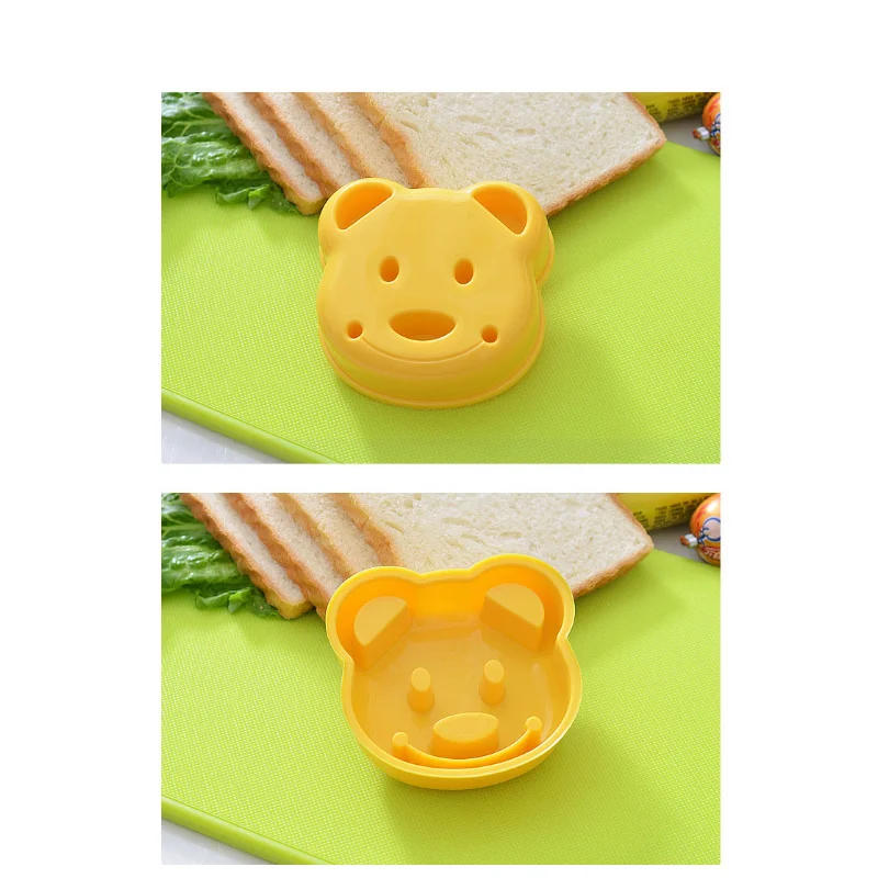 Description Picture 4 of itemCute Bear Sandwich Mold Toast Bread Making Cutter Mould Cute Baking Pastry Tools Children Interesting Food Kitchen Accessories