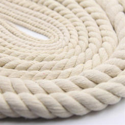 Macrame Cord Twisted String Cotton Cord For Handmade Natural Beige Cords Rope Thread DIY Craft Knitting Making Wall Hangings