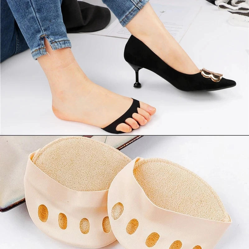 Description Picture 6 of itemFive Toes Forefoot Pads for Women High Heels Half InsolesSilicone Honeycomb Forefoot Insoles Gel Insoles Breathable Shoe Cushion