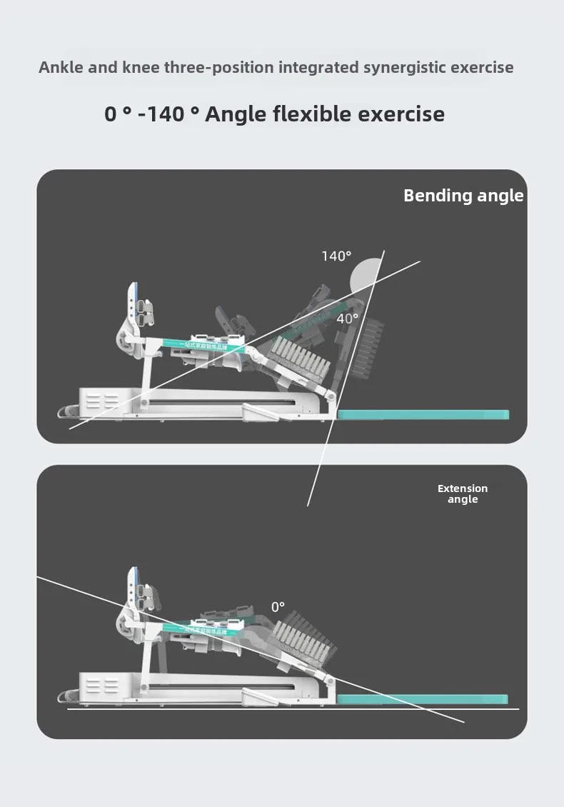 Description Picture 6 of itemElectric CPM knee rehabilitation machine lower limb exercise bending and stretching knee rehabilitation trainer