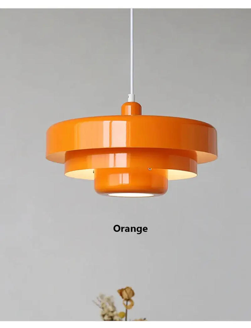 Description Picture 6 of itemMedieval Danish Multicolor Chandelier Retro Orange Decoration Ceiling Lights Restaurant Study Cafe Coffee Table Bar Pendant Lamp