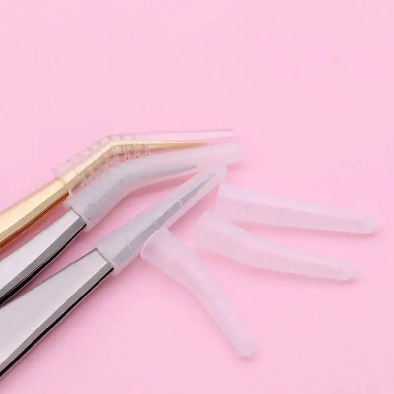 Description Picture 4 of item50/10Pcs Tweezers Protect Cases Grafting Eyelashes Tweezer Head Protection Caps Silicone Covers Tips Nail Art Auxiliary Tools