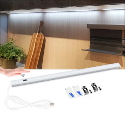 USB 5V LED Bar Light with Motion Sensor Under Cabinet Light Night Light For Cabinet Bedroom Wardrobe Indoor Lighting 30/40/50cm