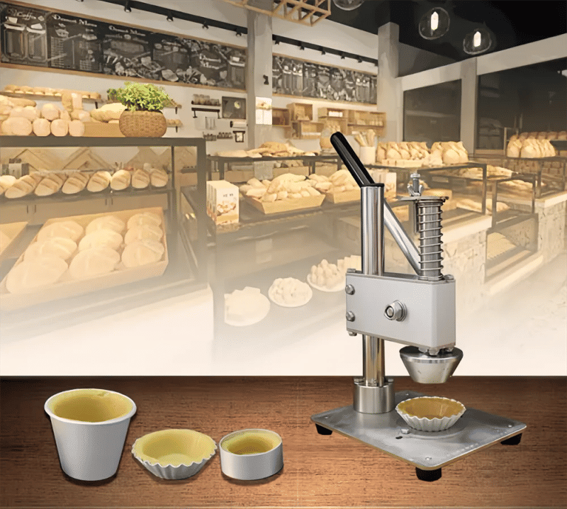 Description Picture 5 of itemStainless Steel Non-Stick Cupcake Mold Multiple Size Baking Mould Pastry Tool Commercial Manual Egg Tart Shape Machine