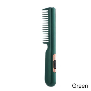 2 In1 Straightening Hair Brush Curls Hot Comb Electric Professional Smoothing Hairbrush Beard Modeling Iron Man Untangling Brush