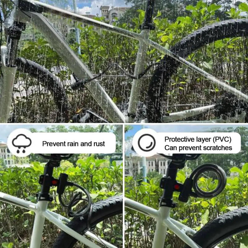 Description Picture 3 of item90cm Metal Heavy Duty Motorcycle Chain Lock Anti Theft Bike Lock with 2 Keys for Maximum Security and Reinforcement of Bicycle