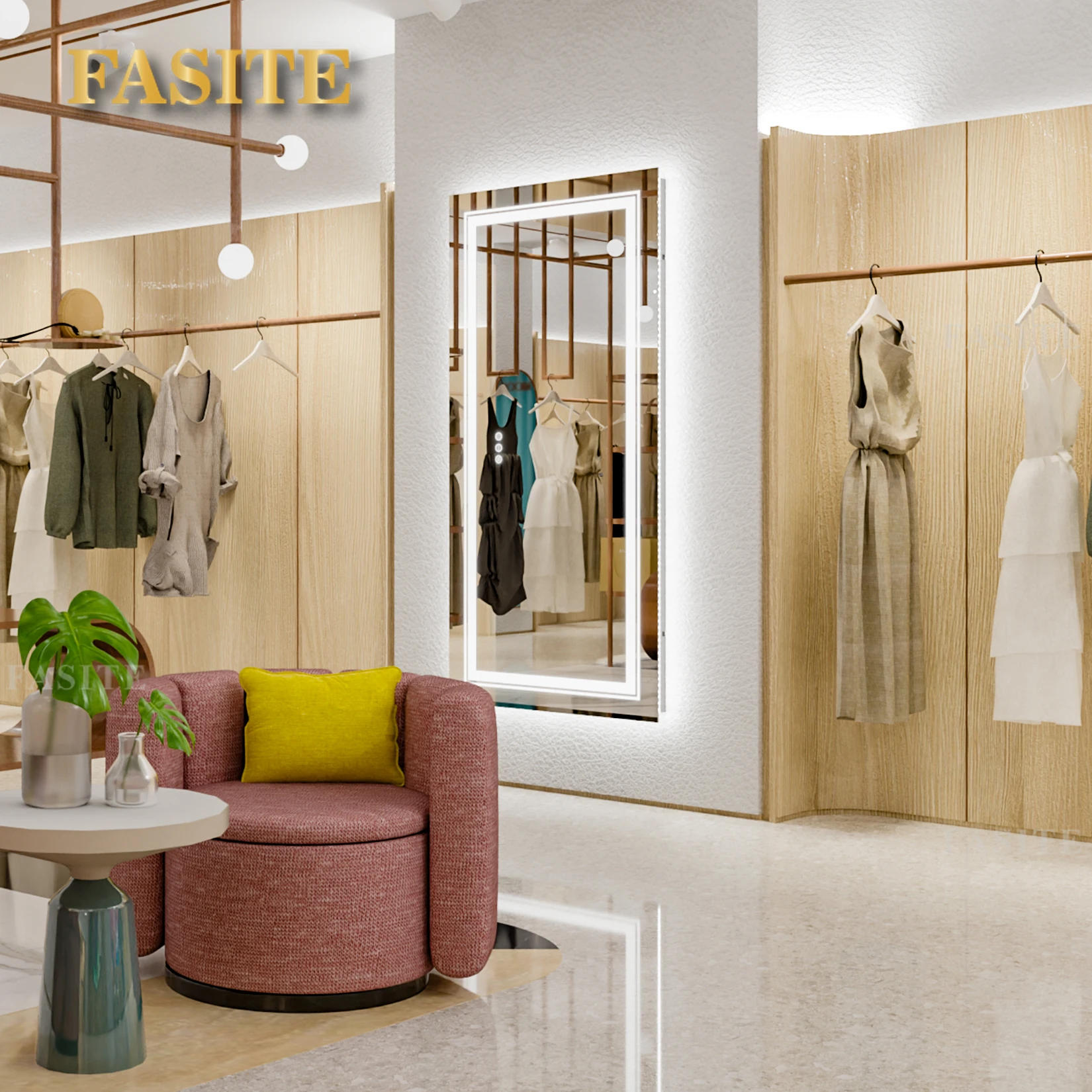 Description Picture 4 of itemLED Bathroom Mirror Large Illuminated Dimmable Vanity Mirror with Lights, Backlit and Front Lighted Makeup Mirror for Wall