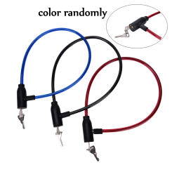 Universal Anti-Theft Bike Bicycle Lock Stainless Steel Cable Coil For Castle Motorcycle Cycle Mtb Bike Security Lock With 2 Key