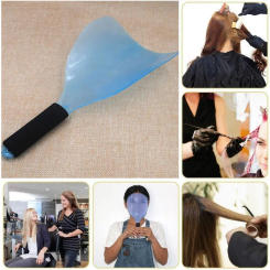 Baffle Hair Tools Beauty Face Mask Protect Eyes Mask Antiskid for Hair Tools Face Spray Mask Plastic Face Protector