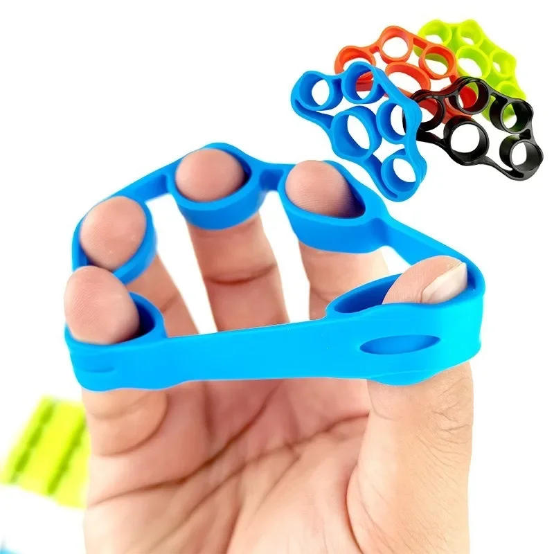 Description Picture 2 of itemHand Grips Silicone Finger Expander Hand Gripper Wrist Strength Trainer Finger Exerciser Resistance Bands Fitness Gym Weights