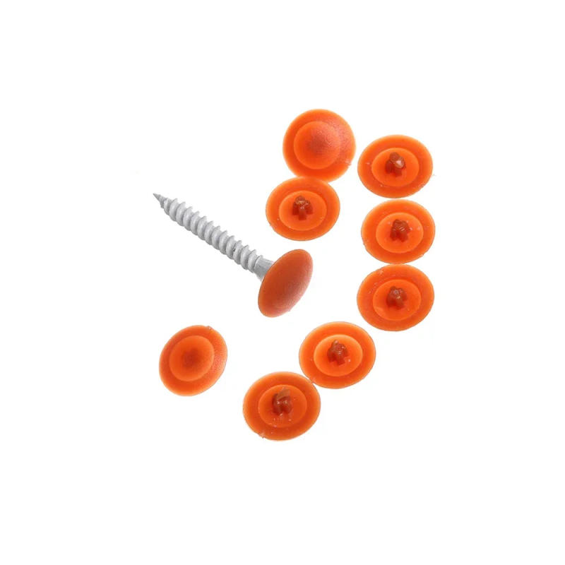 Description Picture 4 of item200pcs/bag Plastic Bolt Nut Covers Exterior Protective Caps Practical Self-tapping Screws Decoration Cover Furniture Hardware