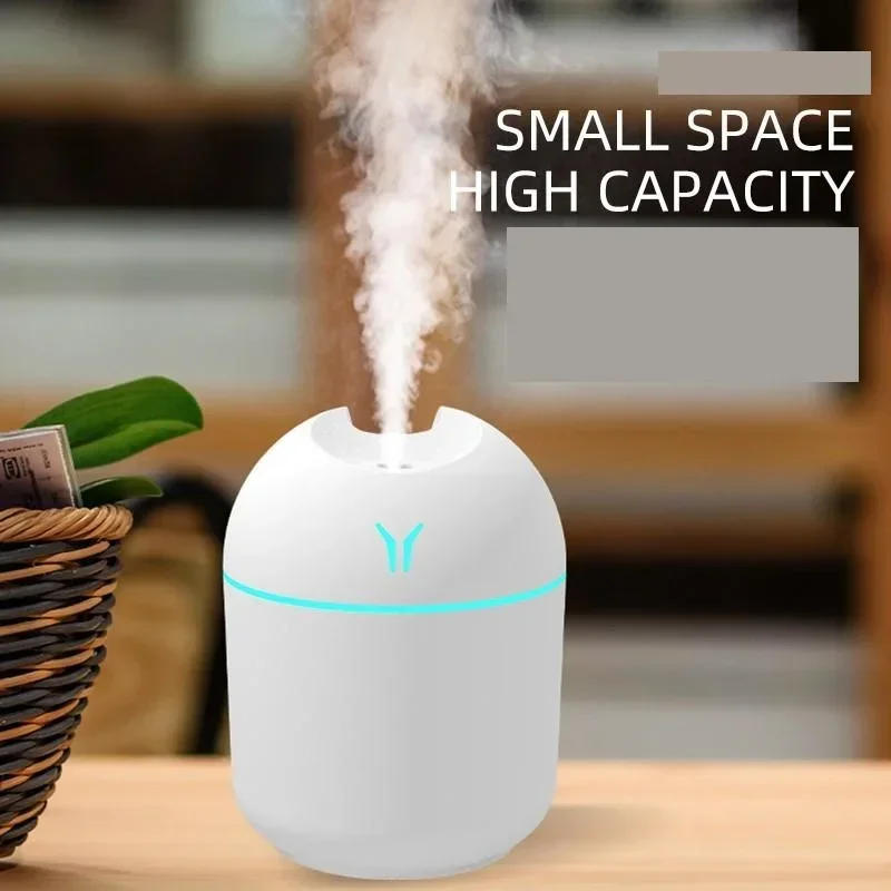 Description Picture 3 of item250ML USB Mini Air Humidifier Aroma Essential Oil Diffuser For Home Car Ultrasonic Mute Mist Maker Diffuser with LED Color Lamp