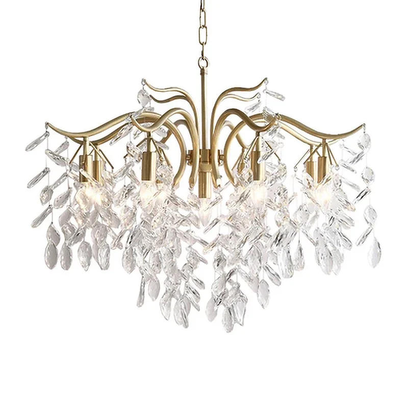 Description Picture 5 of itemNordic LED Crystal Chandeliers Pendant Lustre Chandelier Luxury Lighting Kitchen Dining Living Room Bedroom Decoration