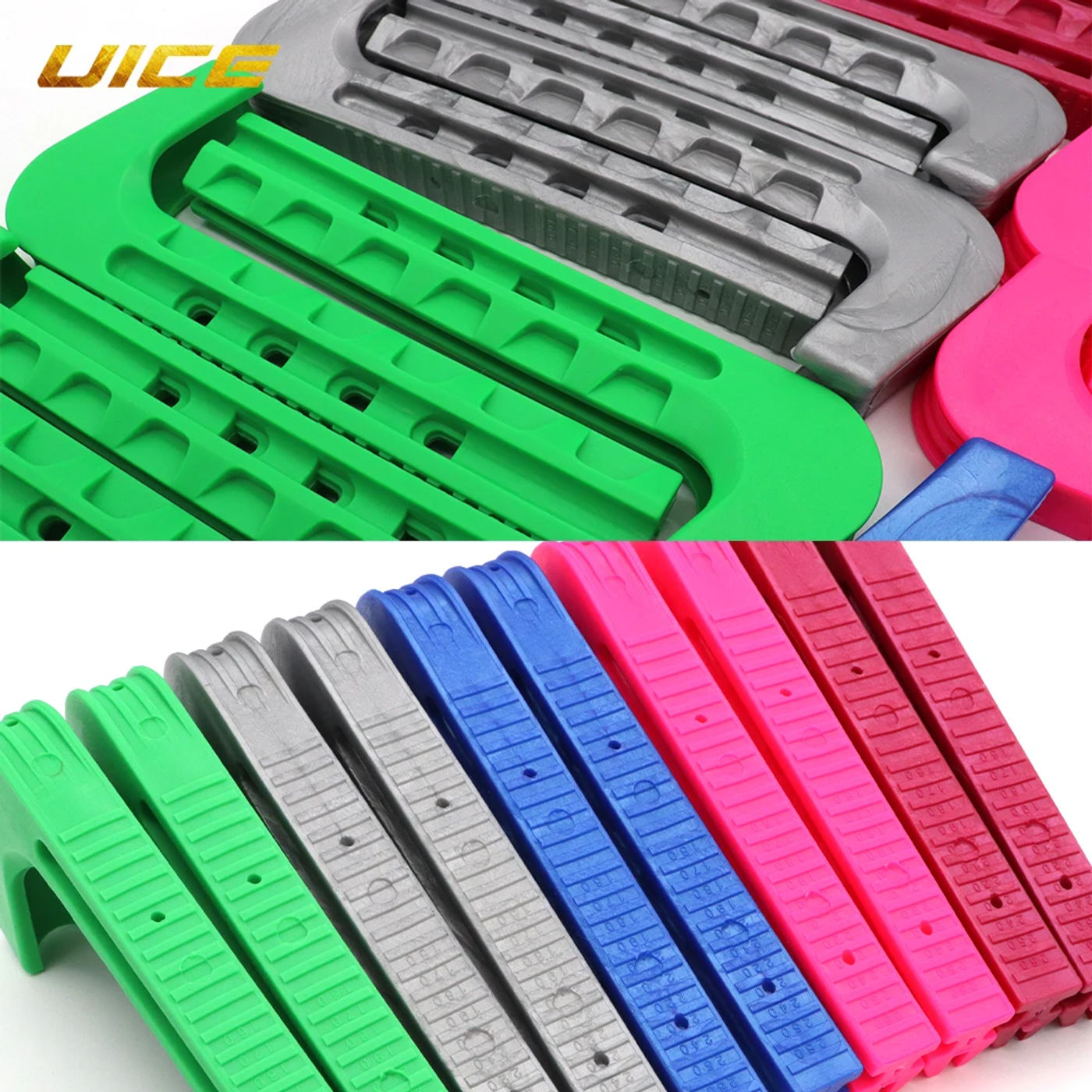 Description Picture 6 of item1 Pair Adjustable Ice Hockey Figure Skate Blade Covers Ice Skate Blade Guards With Adjustable Spring For Hockey Figure Skates