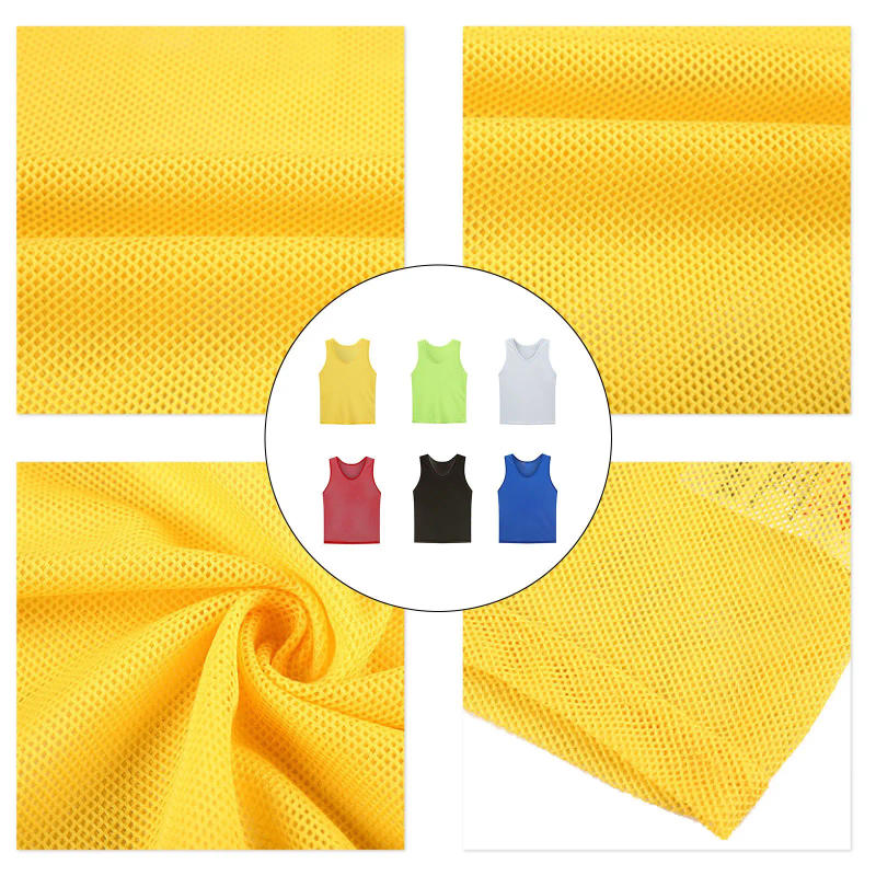 Description Picture 3 of item1PC Children Quick Drying Basketball Jersey Team Sports Football Vest Soccer Pinnies Jerseys Youth Practice Training Bibs