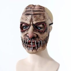 Reality Nails Big Mouth Horror Props Mask Creepy Halloween Horrible Face Masks Terror Evil Cosplay Costumes Carnival Party Cloth