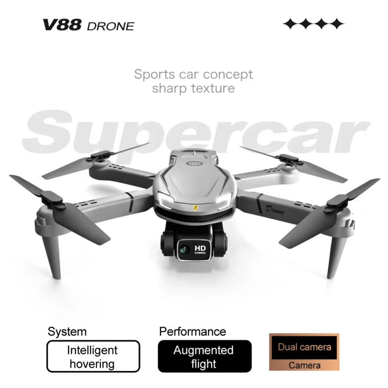 Description Picture 4 of itemIconic Brand V88 Drone 8K HD Professional GPS Aerial Photography 5G Remote Control Aircraft Obstacle Avoidance Dual Camera Quadcopter