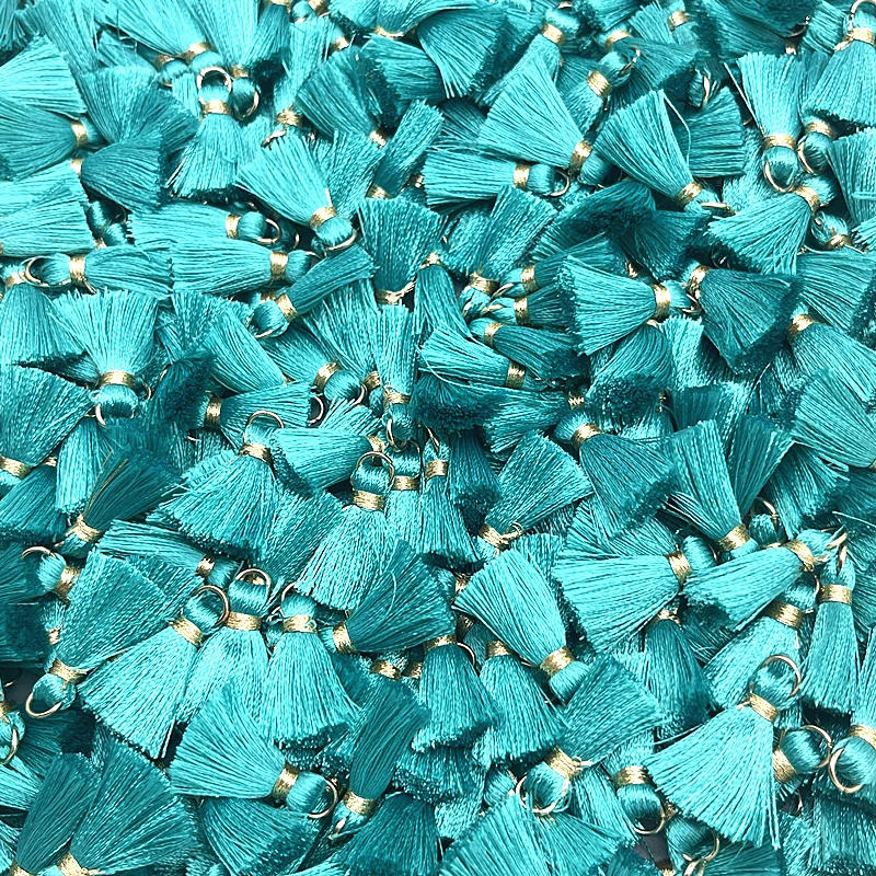 Description Picture 4 of item10pcs/lot 20mm Mini Metal Hanging Ring Tassel Trim Pendant DIY Craft Jewelry Handmade Earrings Decor Materials Fringe Trim