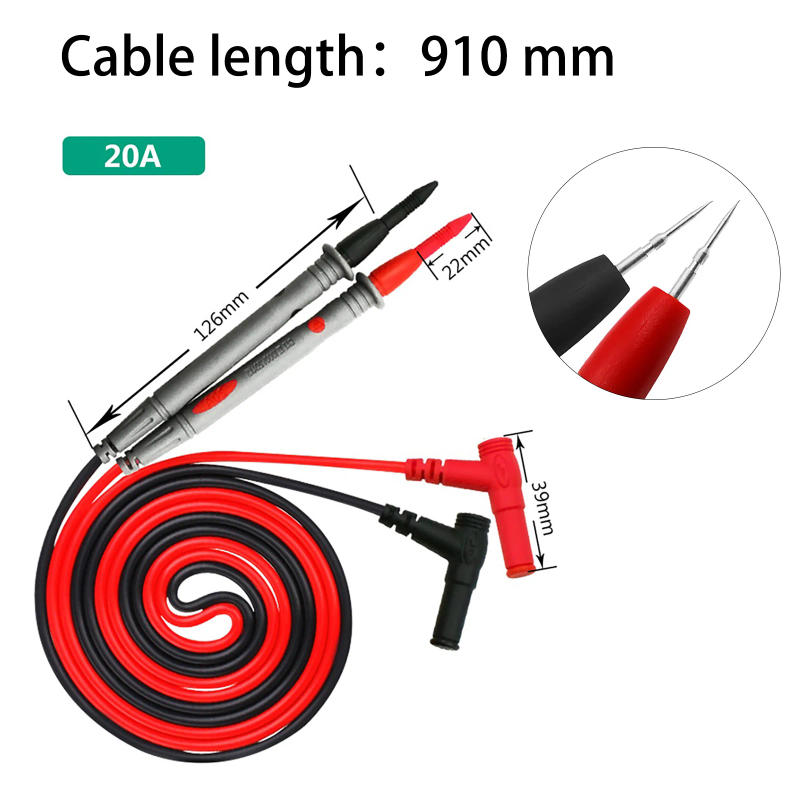 Description Picture 3 of item1 Set Multimeter Voltmeter Cable Ultra Fine Needle Tester Unique Probe Test Cord For Electric Equipment Testing Supplies