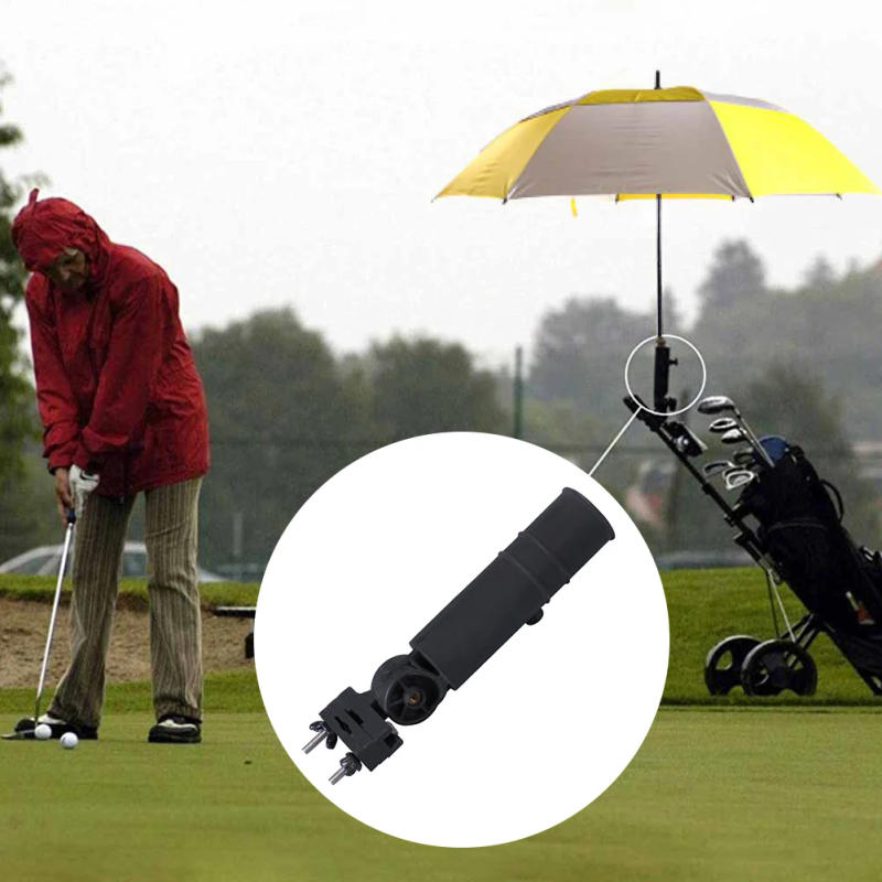 Description Picture 5 of itemGolf Trolley Umbrella Stand Universal Golf Umbrella Holder Clip Golf Push Cart Umbrella Mounting Attachment Golf Accessories