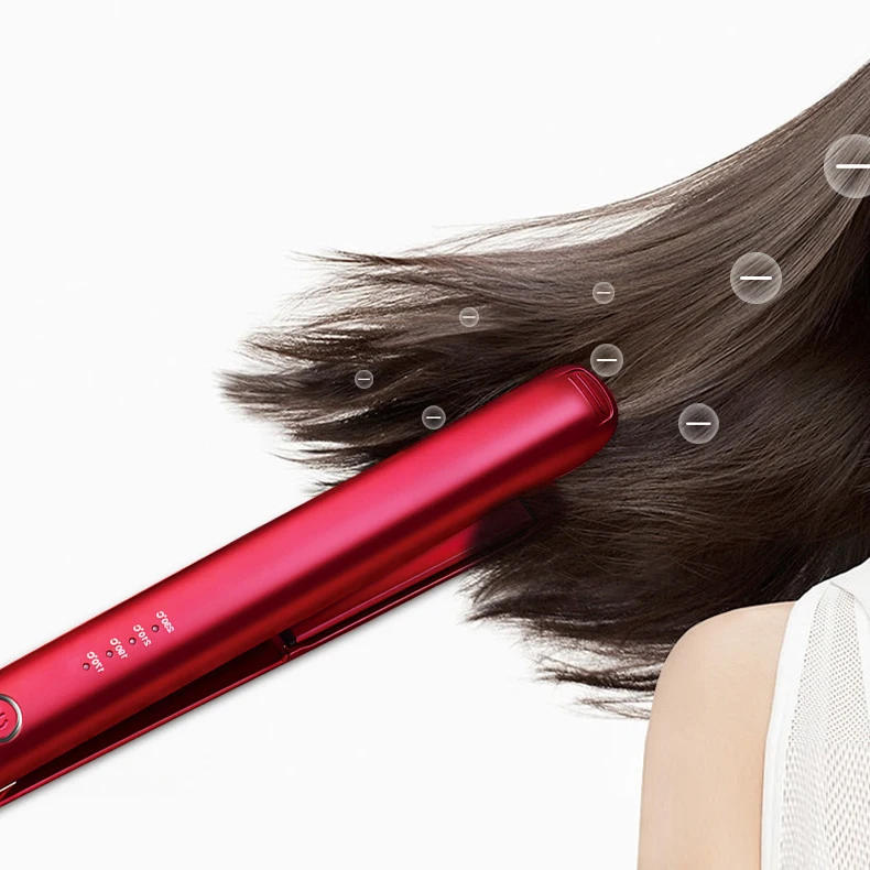 Description Picture 6 of itemPrivate Label Customization Ceramic LED Hair Straightener Tools Tourmaline Irons Flat Iron