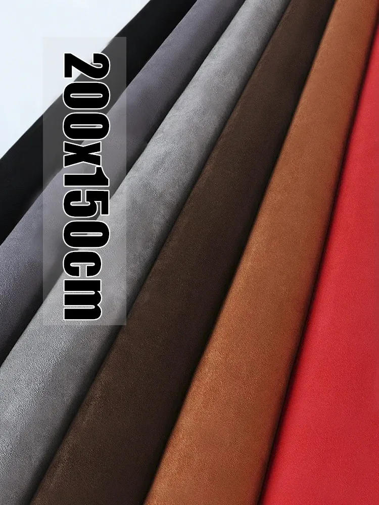 Description Picture 2 of itemSuede Self-adhesive Fabric Adhesive Synthetic Leather Car Interior Dooration Velvet Fabrics Sticker Faux Suede Repair Patches