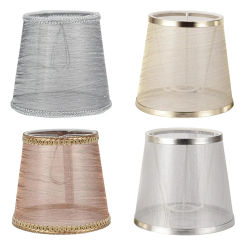1PC Fabric Lamp Shade Hanging Pendant Lighting Cover Desk Wall Cloth Lampshades Nordic Chandelier Fixture Base Room Home Decor