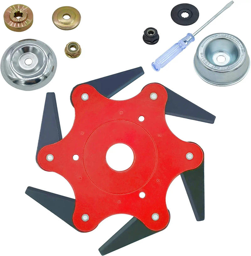 Description Picture 3 of itemPremium Manganese Steel Cutter Blade 6 Teeth Grass Durable Trimmer Head Lawn Weeding Upgraded Universal Weed Eater Blades Metal