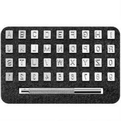 IMZAY 32/36Pcs 3mm/6mm Stainless Steel Alphabet Number Stamp Punch Tools Set Leathercraft Hole Punching Tools Kit