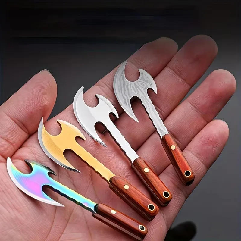 Description Picture 3 of itemMini Axe Unwrapping Package Keychain Small Vegetable Knife Carrying Knife ECD Mini Gift Knife Unwrapping Express Knife