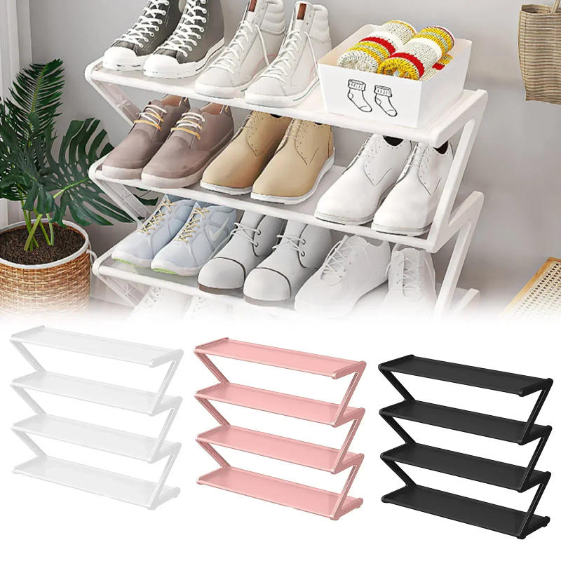 Description Picture 2 of itemSimple 7-shaped Fabric Dust-proof Shoe Rack Shoe Cabinet Multi-functional Household Multi-layer Space-saving Shoe Storage Rack
