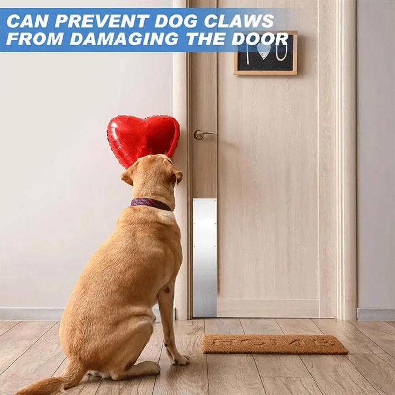 Description Picture 2 of itemKickplates For Exterior Doors Stainless Steel Kick Plate Push Plates Interior Or Exterior Door Protection Plate Home Accessories