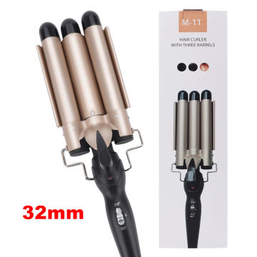 Professional Hair Curling Iron Ceramic Triple Barrel Hair Curler Irons Hair Wave Waver Styling Tools HairStyler Wand