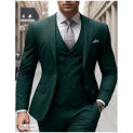 Wedding Men Suits Slim Fit 3 Pieces Notched Lapel Formal Blazer Suits Groom Party Jacket+Vest+Pants Tuxedo Trajes De Hombre