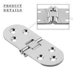 Flush Mounted Folding Hinges Self Supporting Folding Table Cabinet Door Flap Hinge Furniture Cabinet Hinges Hardware Accessories