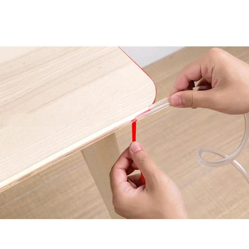 Description Picture 6 of itemHome Baby Silicone Anti-collision Baby Safety Corner Protection Strip Guards Transparent Table Edge Furniture Corner Protectors