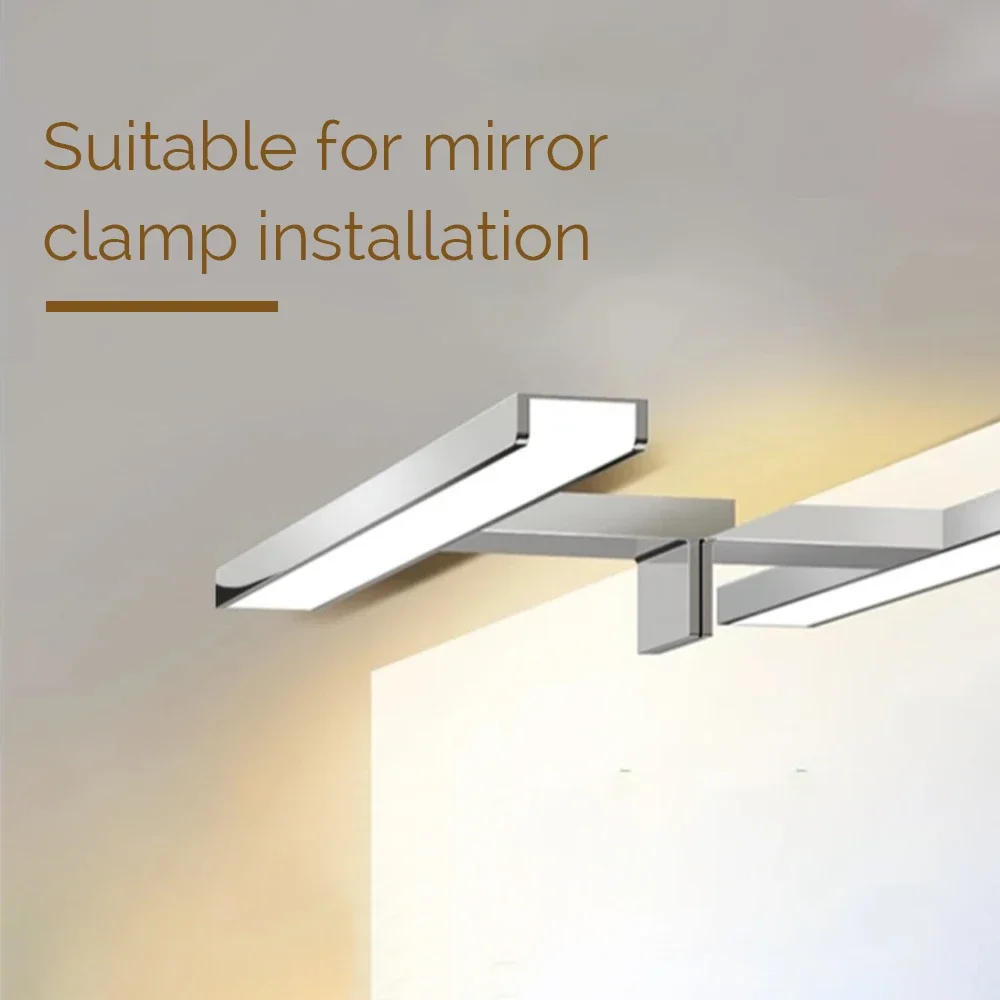 Description Picture 4 of item6/8W LED Mirror Light Bathroom Cabinet Lights 6000K Make-up Mirror Light Vanity Wall Lamps Waterproof Indoor Mirror Front lamp
