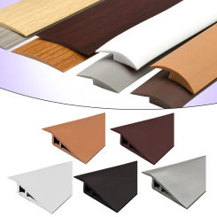 1pcs 1M Soft PVC With Adhesive Floor Transition Strip Carpet Edging Trim Flooring Threshold Transition Sealing Strips