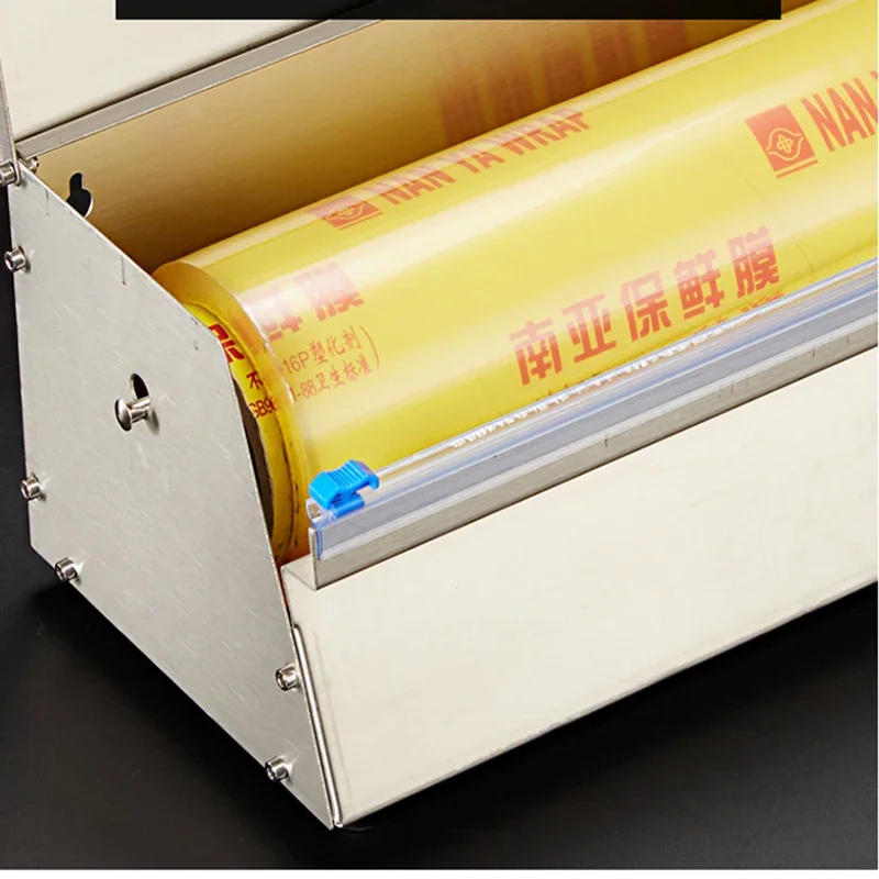 Description Picture 3 of itemReusable Plastic Wrap Dispensers and Foil Film Cutter Food Cling Film Cutter Food Wrap Dispenser Cutter Kitchen Tool Accessories