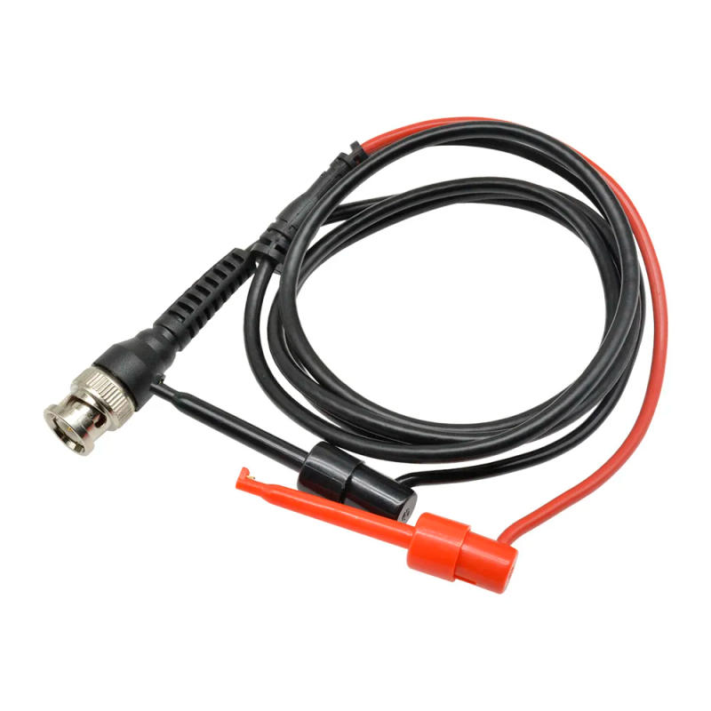 Description Picture 4 of itemBNC Q9 Male Plug Connector Dual Alligator Clip Oscilloscope Probe Test Leads Crocodile Clips Cable Oscilloscope Accessories