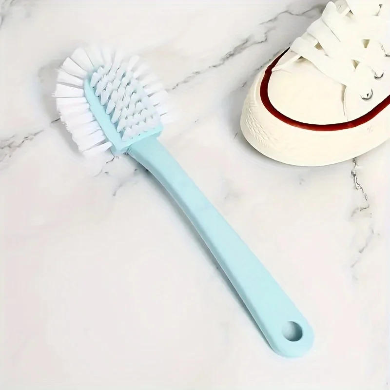Description Picture 4 of item1PC Multifunctional Long-handled Shoe Brush - Five-sided Shoe Washing Brush Long handled cleaning brush