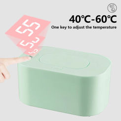 USB Baby Wipe Warmer With 3 Mode 40-60 °C Adjustable Baby Wipe Warmer Dispenser Large Capacity Portable Smart Wet Wipes Warmer