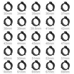 30mm-69mm Flip Up Quick Spring Cap Objective Lense Lid Hunting Rifle Scope Caliber Scope Lens Protection Hunting Gun Accessories