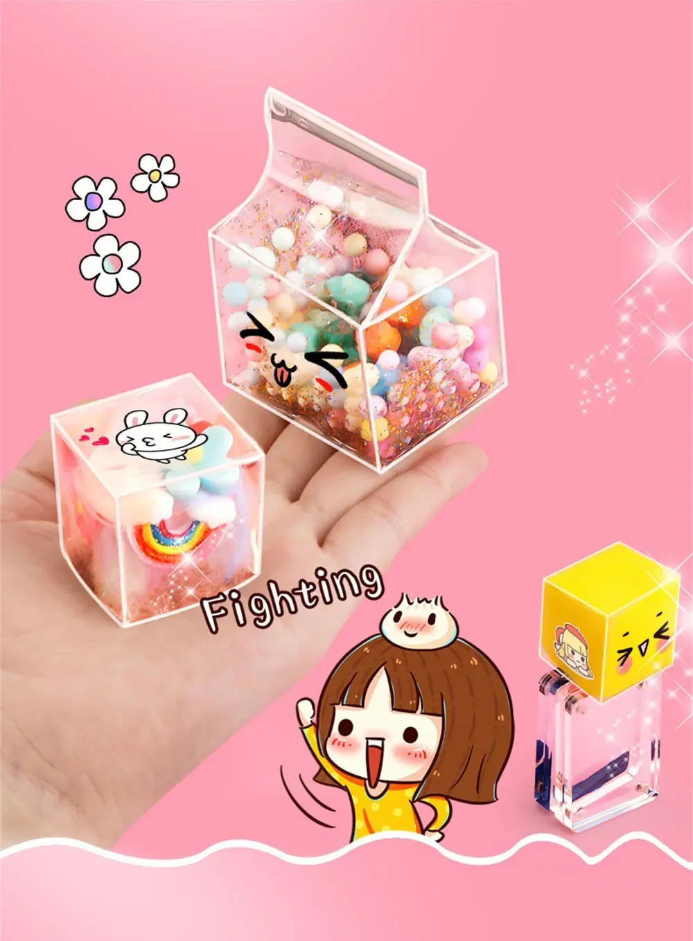 Description Picture 5 of itemPET Nano Tape Double Sided Tape Knead Music Blowing Bubbles Stress Relief Toys Adhesives Sealers Hardware Home Improvement