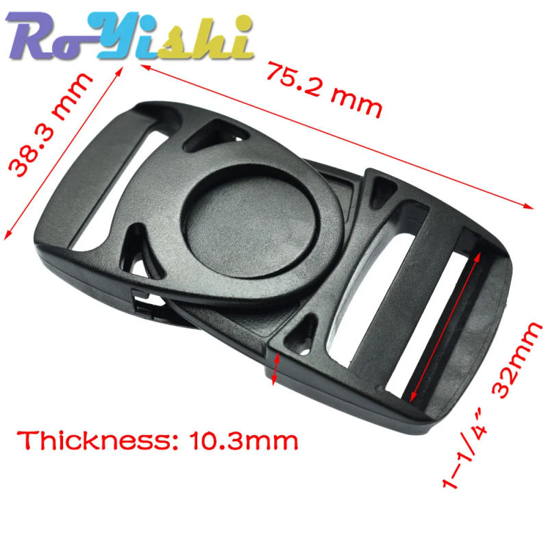 Description Picture 5 of itemPlastic Side Release Center Buckles Swing Head Swivel style Backpack Straps Webbing 20mm 25mm 32mm 38mm